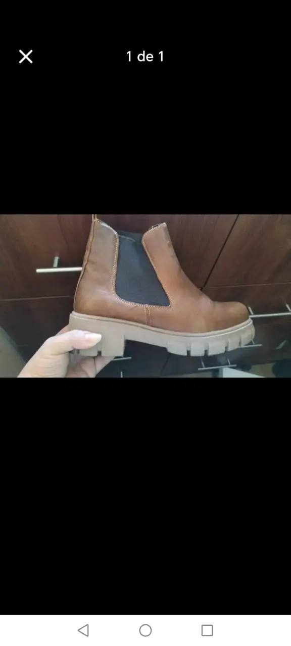 Botines Chelsea de cuero marrón