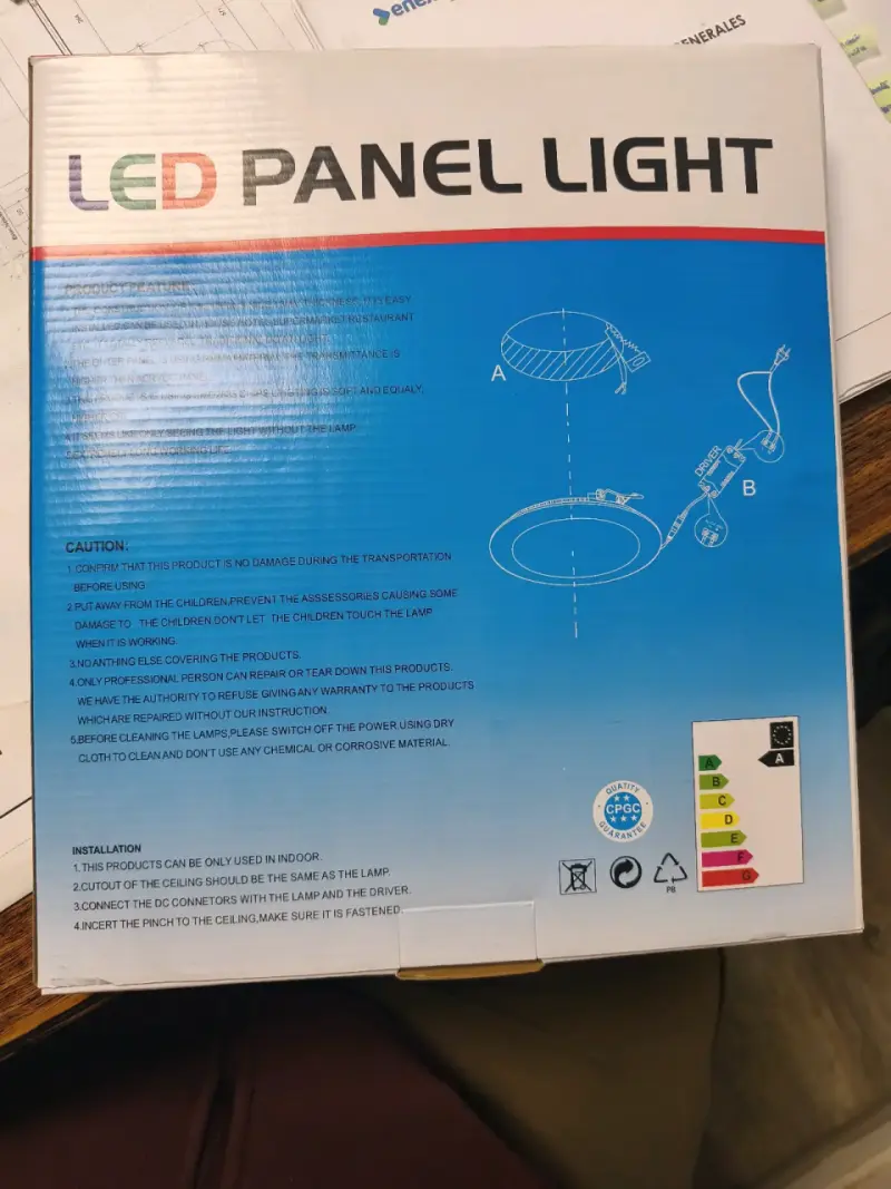 Panel LED de 24W super brillante - 2