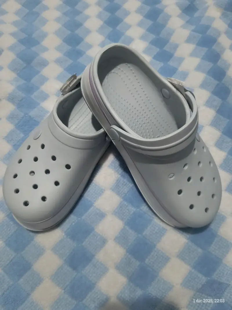 Zuecos Unisex Talla 37 Color Gris - 3