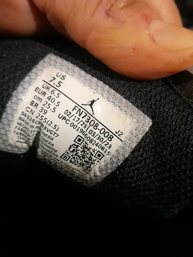 Zapatillas deportivas Air Jordan negras y grises - 3
