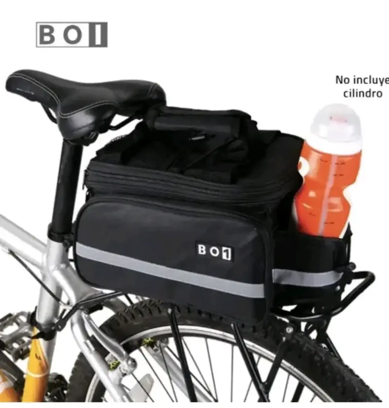 Alforja para bicicleta BOI con reflectante