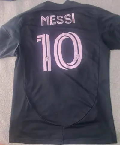 Camiseta Inter Miami Messi 10 Negra talla m - miniatura 2