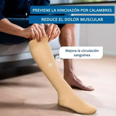 Pack de 3 pares de medias de compresión en varios colores - miniatura 3