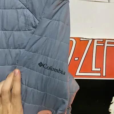 Chaqueta Columbia azul con capucha - miniatura 2