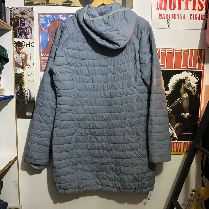 Chaqueta Columbia azul con capucha - 5