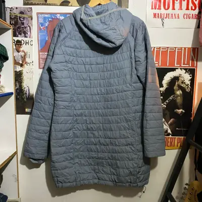 Chaqueta Columbia azul con capucha - miniatura 5