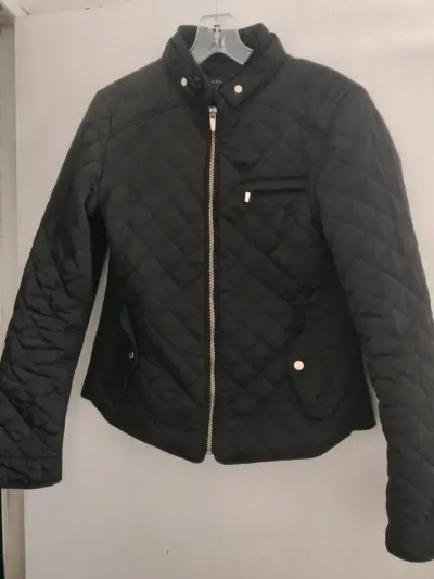 Chaqueta acolchada negra para mujer Zara - miniatura 1