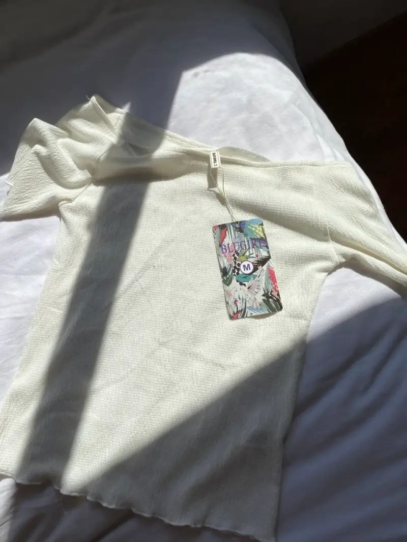 Polera Blanca Blugirl Talla M - 1