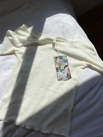 Polera Blanca Blugirl Talla M - miniatura 1