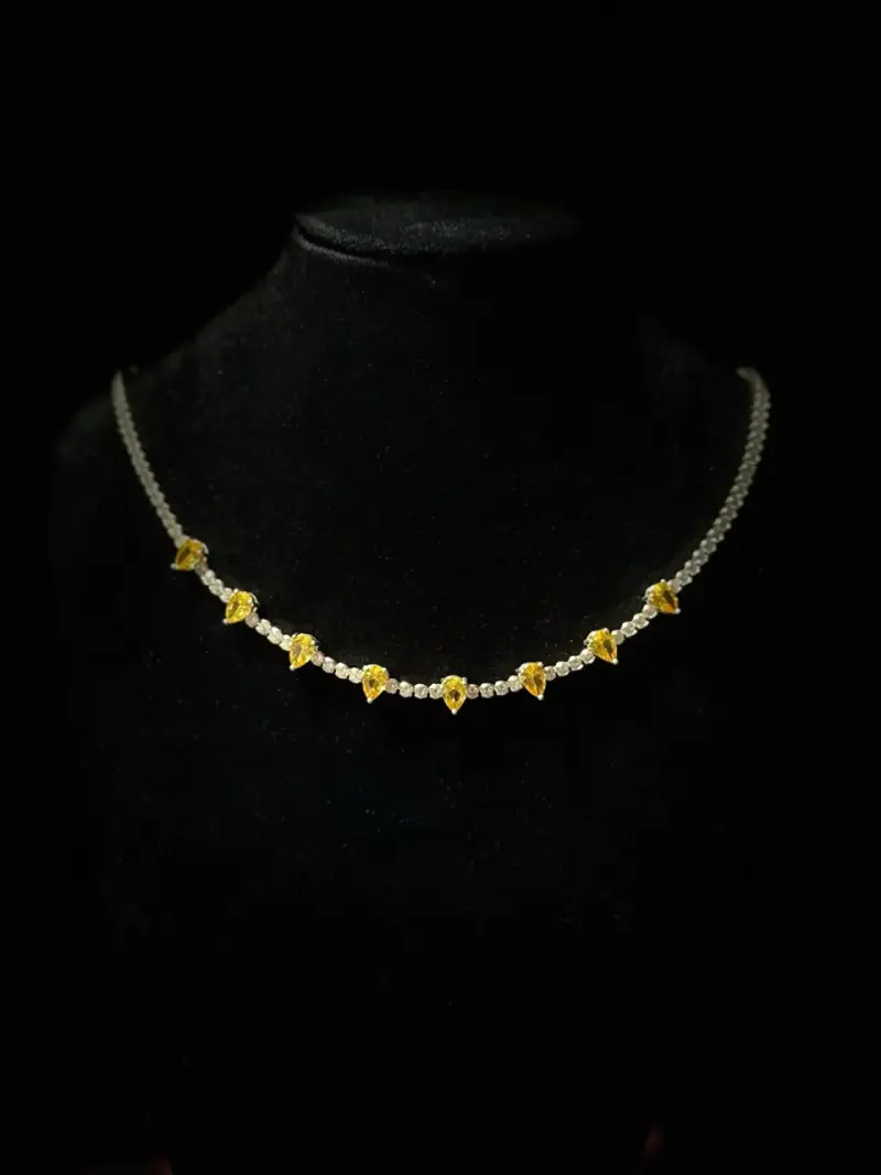 Collar tenis plata 925