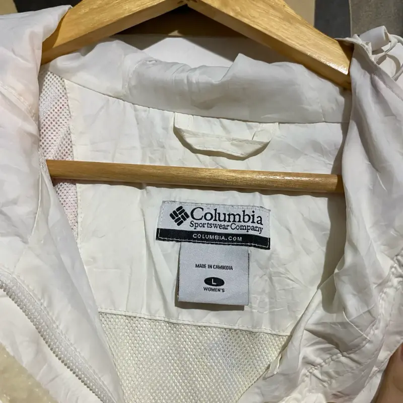 Chaqueta impermeable Columbia rosada para mujer - 3