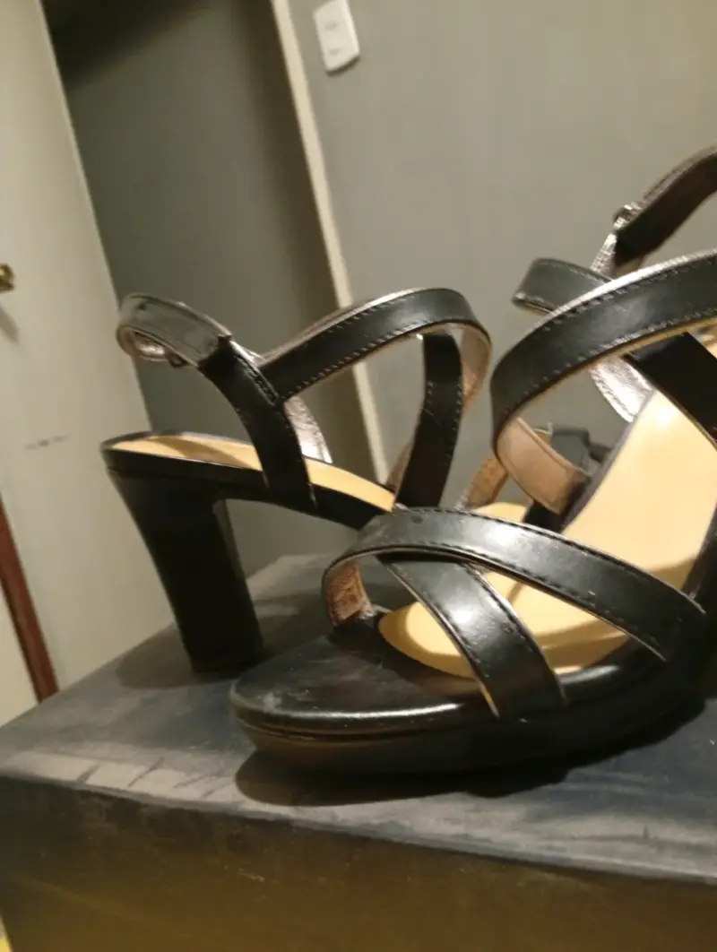 Sandalias de tacón negras Alizzia elegantes - 3