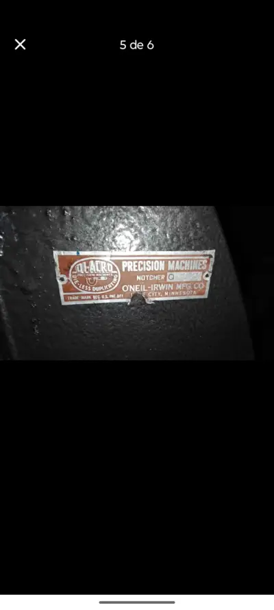Troqueladora metal - miniatura 6
