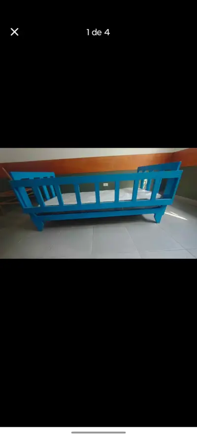 Cuna, cama, de transición, bebé. - miniatura 1