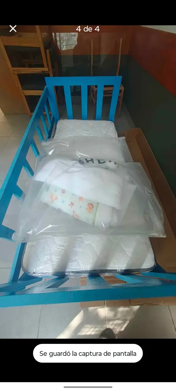 Cuna, cama, de transición, bebé. - 2