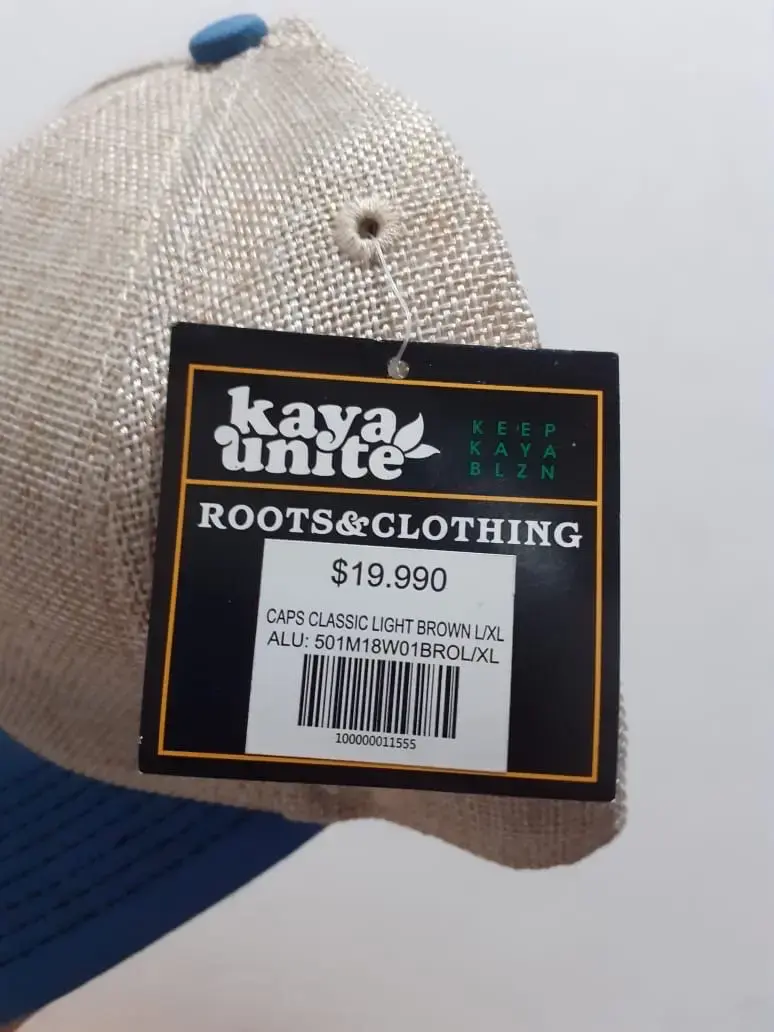 Gorra Kaya Unite beige y azul - 2