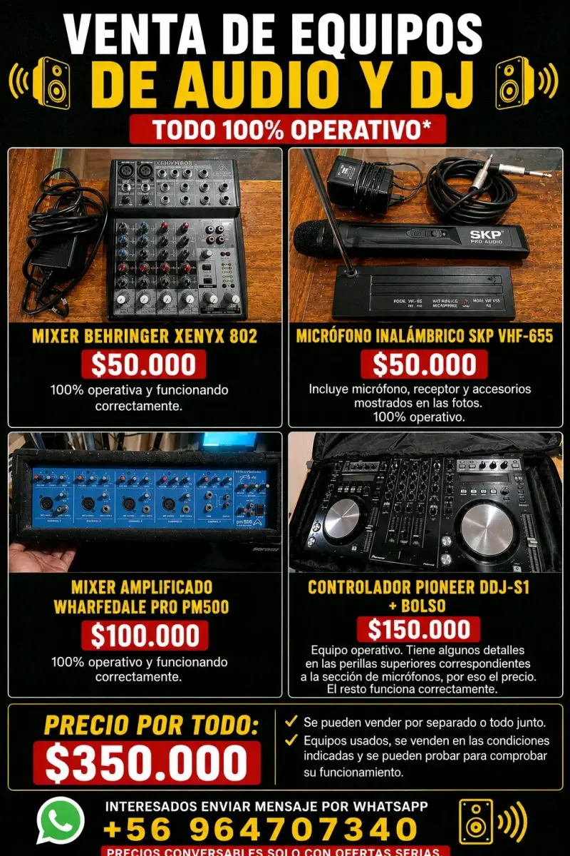Equipo de Audio dj - 1