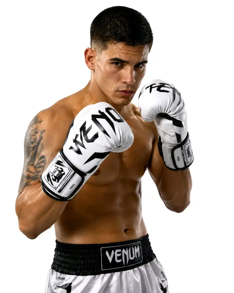 Guantes de Boxeo Venum Blancos y Negros 12 Oz - 3