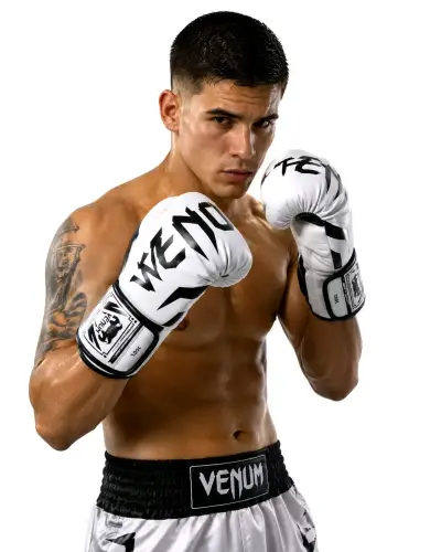 Guantes de Boxeo Venum Blancos y Negros 12 Oz - miniatura 3