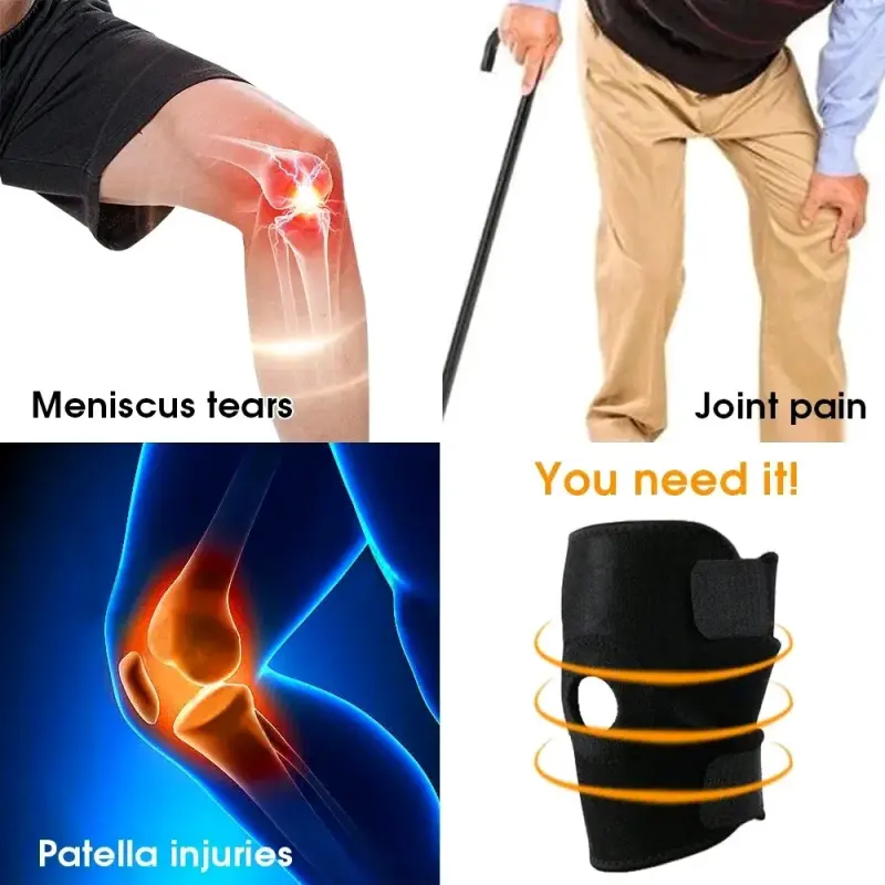 Rodillera ajustable para soporte de rodilla - 3