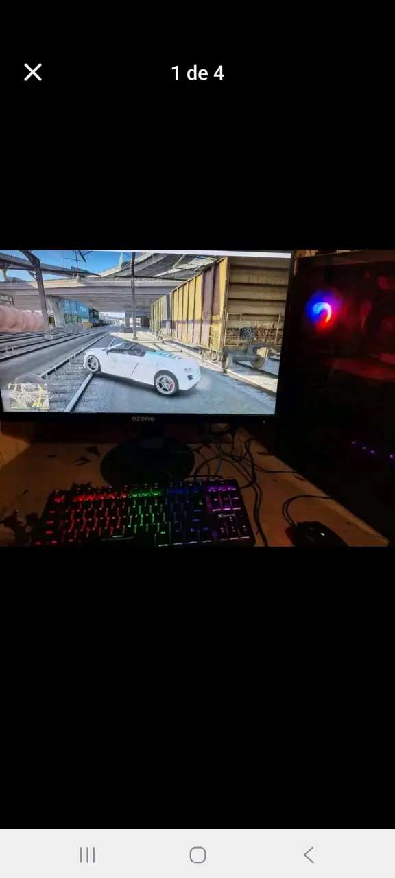 PC Gamer con Monitor Ozone y GTX 1660 Super - 1
