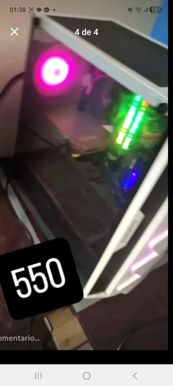 PC Gamer con Monitor Ozone y GTX 1660 Super - 4