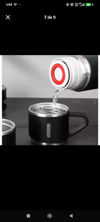 Set de Termo y Tazas de Acero Inoxidable - miniatura 4