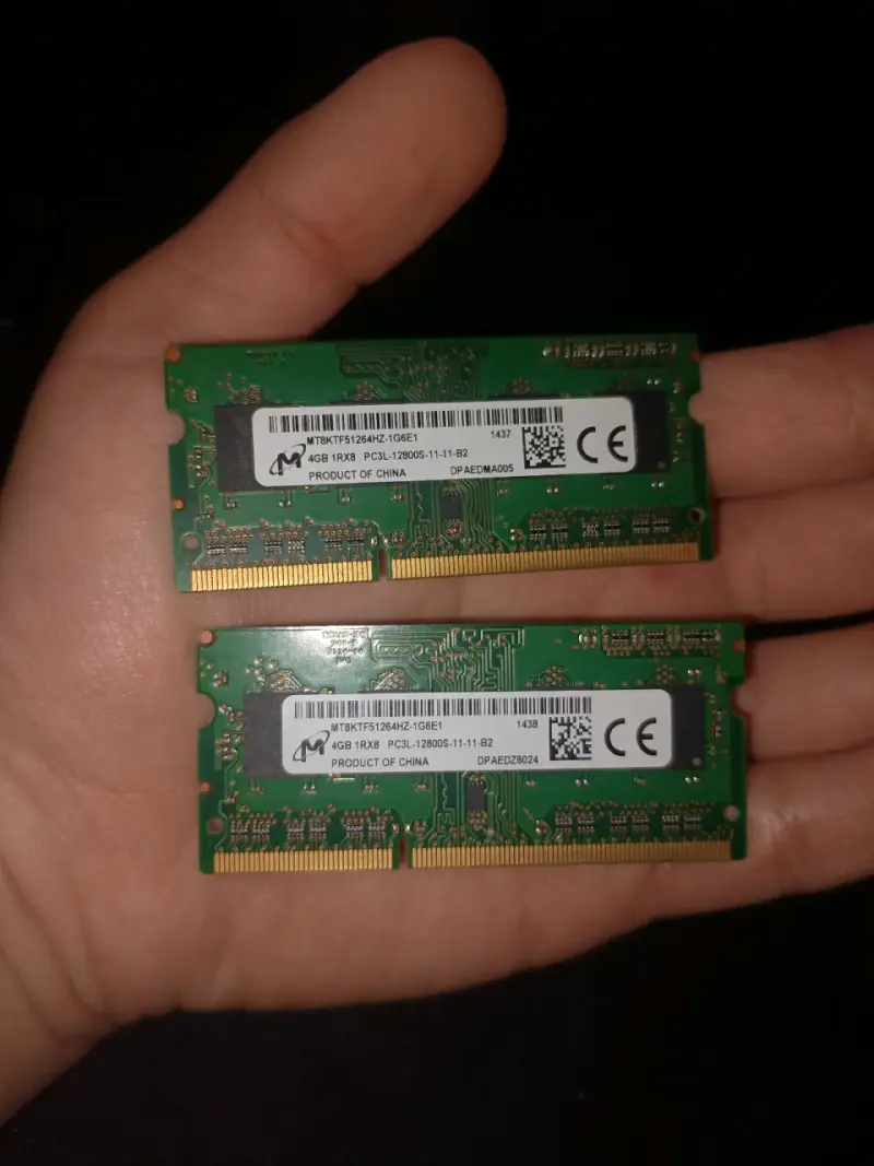 OFERTA DOS Memoria RAM 4GB DDR3 para laptop 1600HM - 1