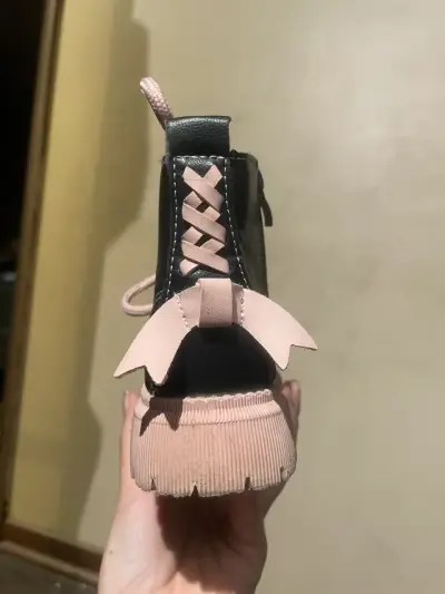 Botines de niña con suela rosa talla 25 - miniatura 3