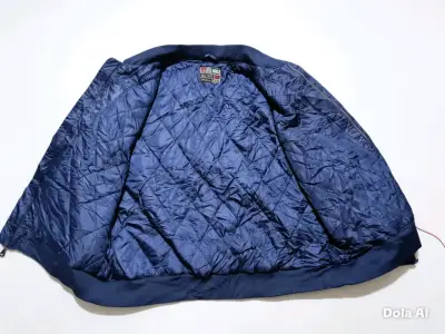 Chaqueta bomber azul para hombre - miniatura 2