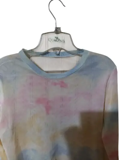 Polera manga larga tie-dye multicolor - miniatura 1