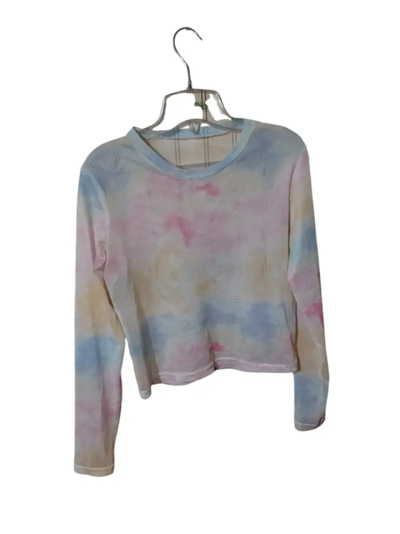 Polera manga larga tie-dye multicolor - 2