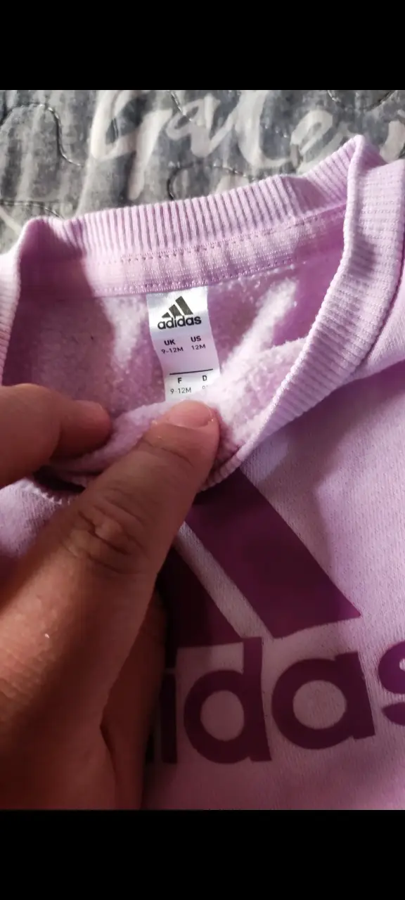 Conjunto deportivo bebé Adidas morado - 2