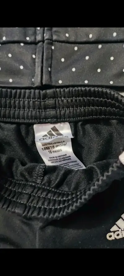 Conjunto deportivo infantil Adidas negro - miniatura 3