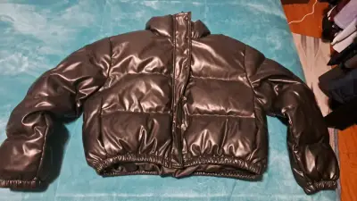 Chaqueta acolchada negra Fandy Lokar - miniatura 1