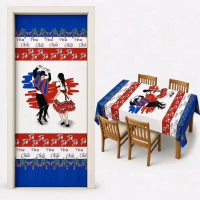 Cubre puerta 2 en 1 fiestas patrias - miniatura 6