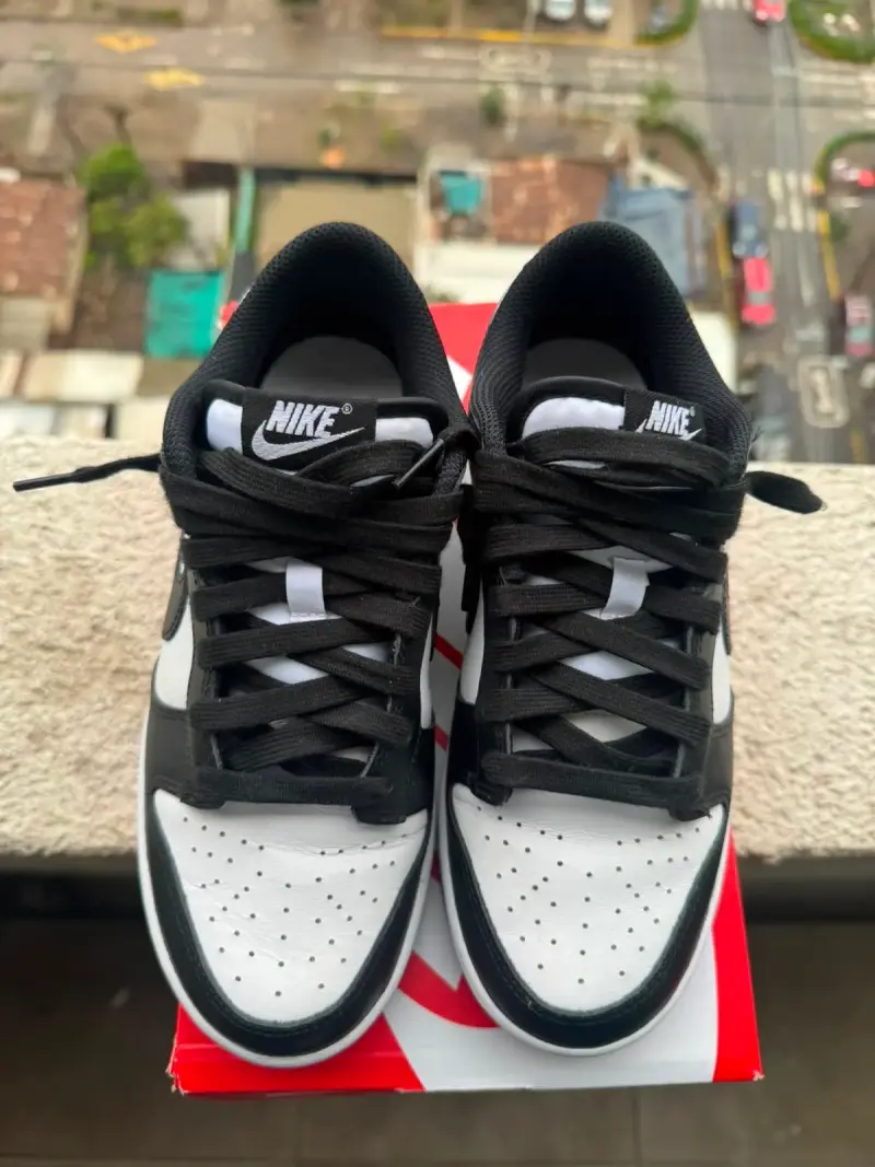 Zapatillas Nike Dunk Low Blanco y Negro - 1