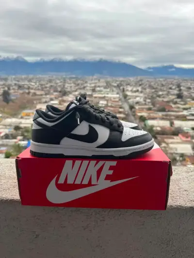 Zapatillas Nike Dunk Low Blanco y Negro - miniatura 6