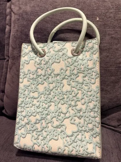 Bolso de mano Tous estampado verde - miniatura 2