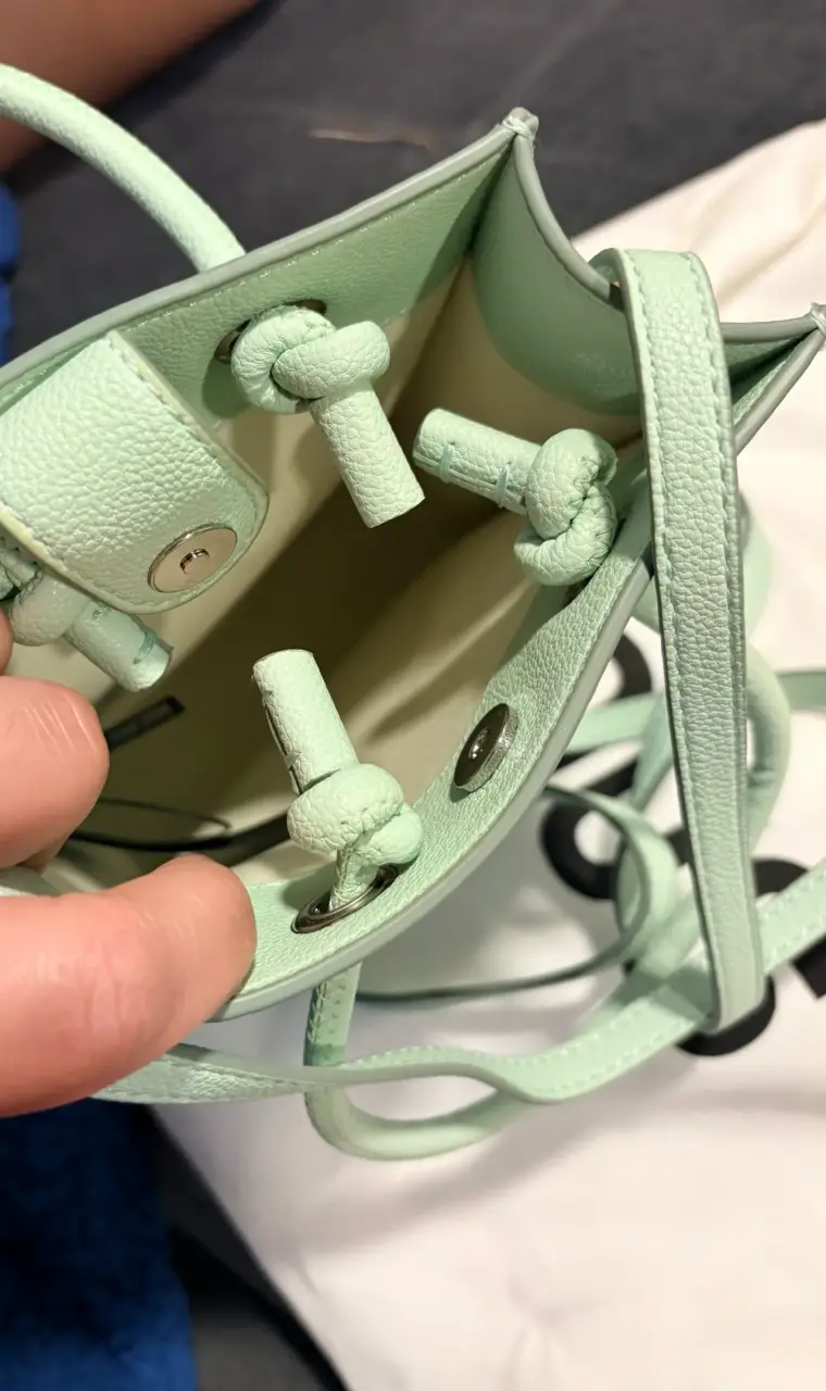 Bolso de mano Tous estampado verde - 5