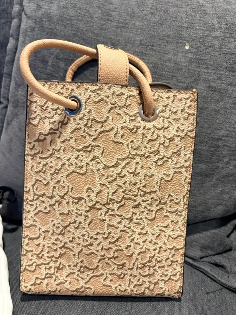 Bolso de mano Tous beige con diseño floral - 2