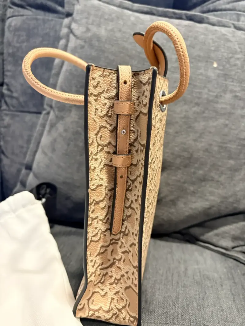 Bolso de mano Tous beige con diseño floral - 3
