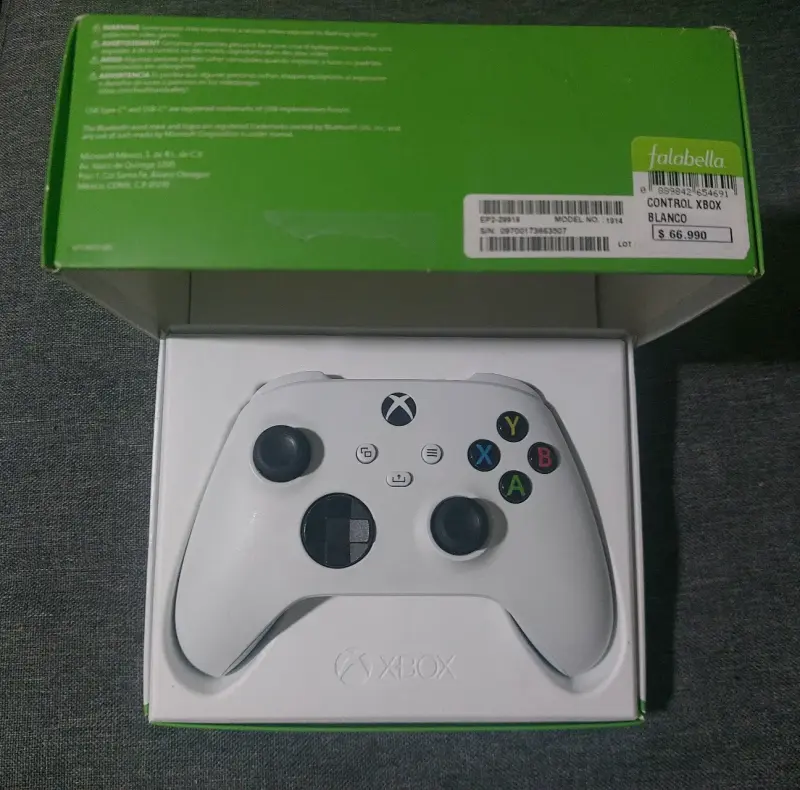 Control Xbox Blanco Inalámbrico