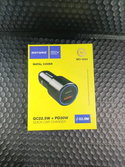 Cargador Rápido para Auto Motomo MO-3024 - miniatura 3