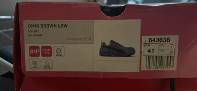 Zapatillas de Seguridad Puma Omni Brown Low - miniatura 2