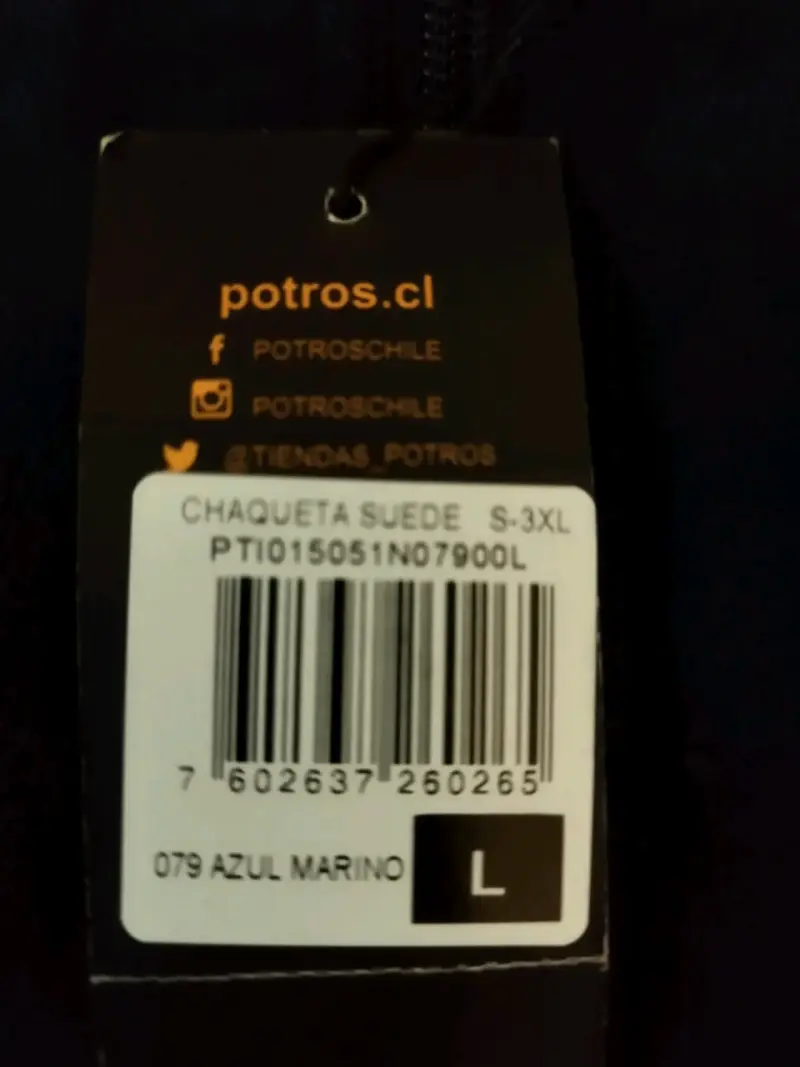Chaqueta azul marino de gamuza para hombre - 6