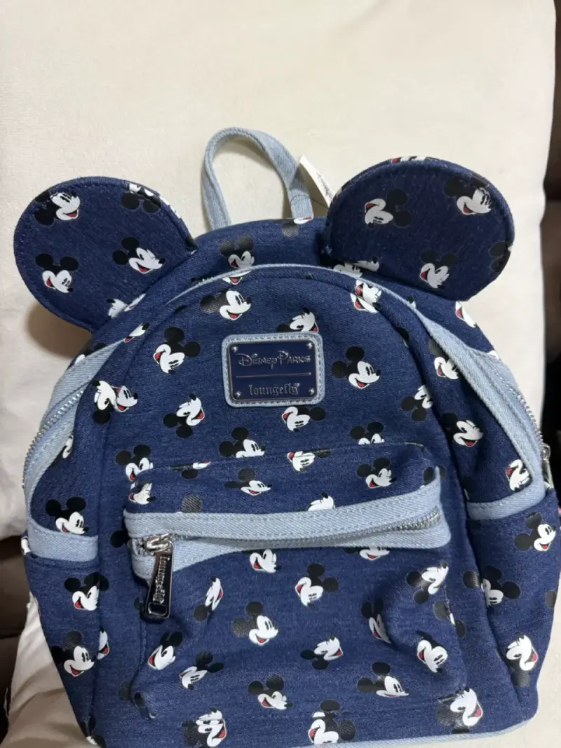 Mochila Disney Mickey Mouse Azul con Orejas - 3