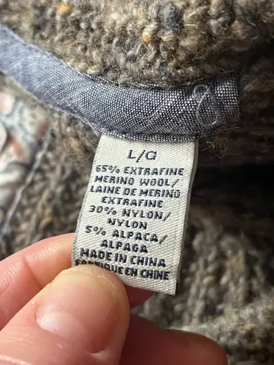 Cárdigan de lana Tommy Bahama gris para hombre - miniatura 4