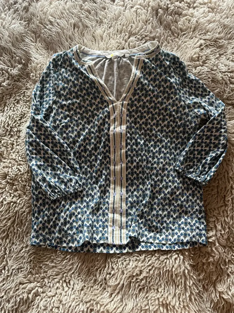 Blusa estampada floral para mujer - 1