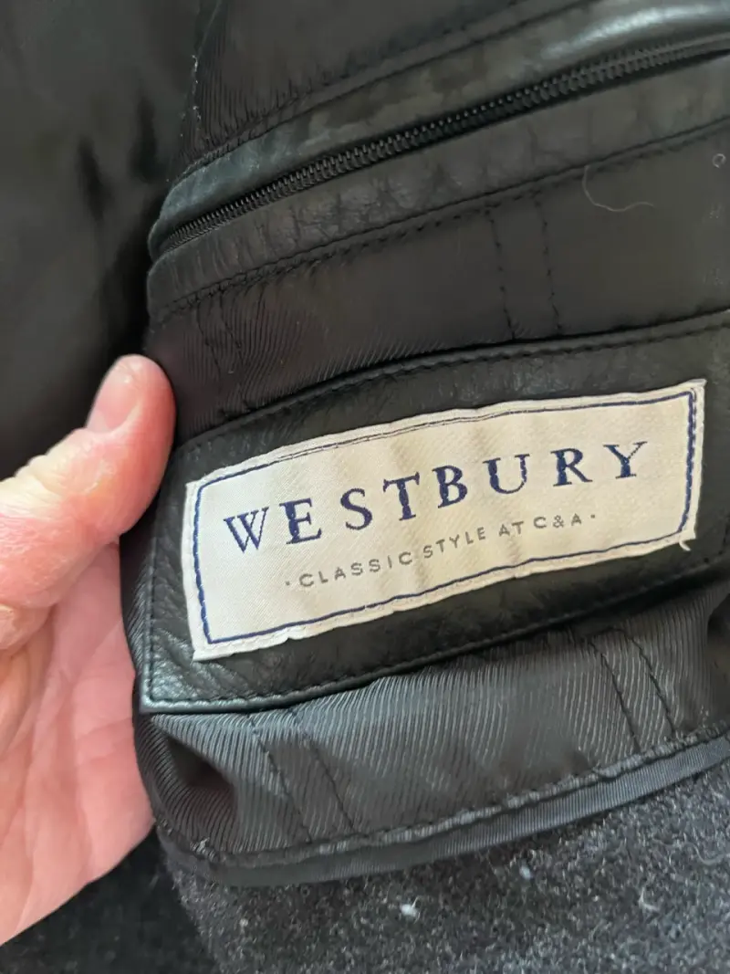 Abrigo de cuero negro Westbury para hombre - 3
